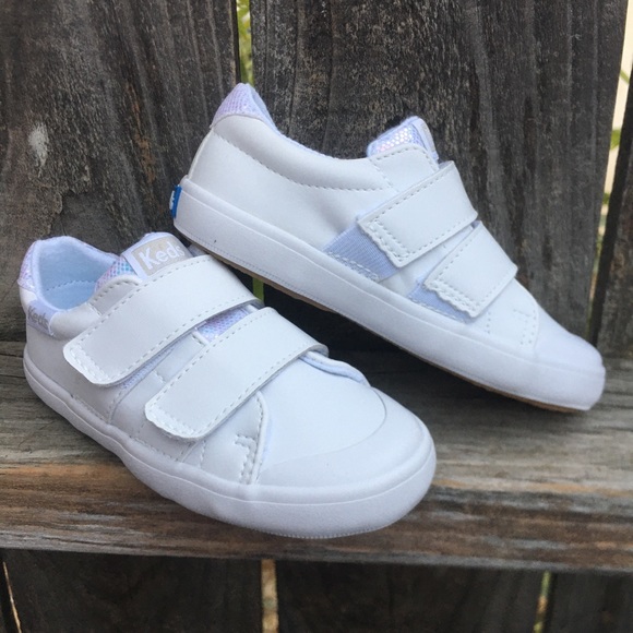 Keds toddler girl shoes Courtney HL White 7.5 - Picture 1 of 10